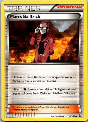 Pokémon-Karte Marcs Balltricks 133/160 Protoschock