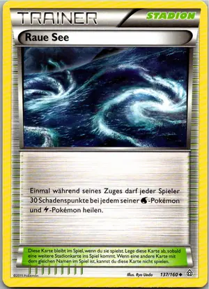 Pokémon-Karte Raue See 137/160 Protoschock