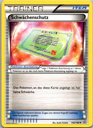 Pokémon-Karte Schwächenschutz 142/160 Protoschock