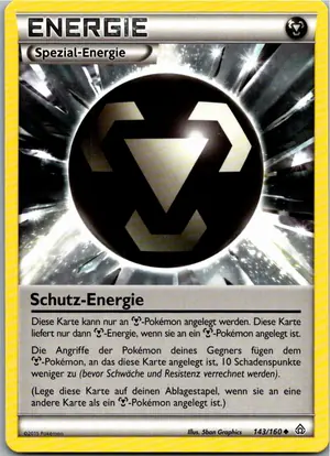 Pokémon-Karte Schutz-Energie 143/160 Protoschock