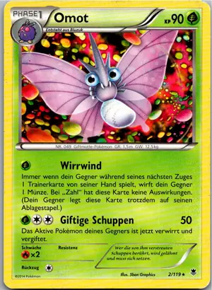 Pokémon-Karte Omot 2/119 Phantomkräfte