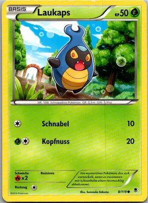 Pokémon-Karte Laukaps 8/119 Phantomkräfte