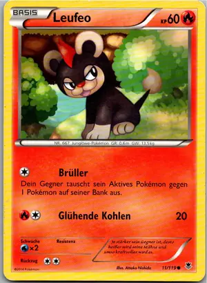 Pokémon-Karte Leufeo 11/119 Phantomkräfte
