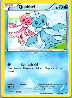 Pokémon-Karte Quabbel 20/119 Phantomkräfte