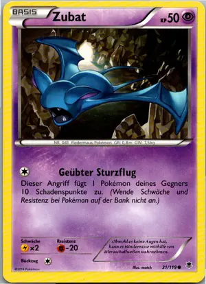Zubat Exemplar 1,95 €