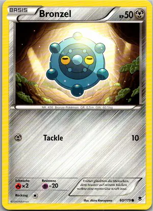 Pokémon-Karte Bronzel 60/119 Phantomkräfte
