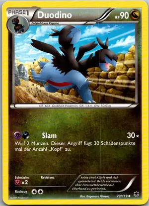 Pokémon-Karte Duodino 73/119 Phantomkräfte