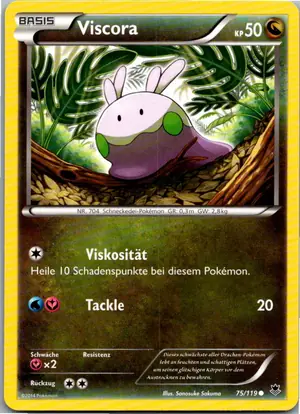 Pokémon-Karte Viscora 75/119 Phantomkräfte