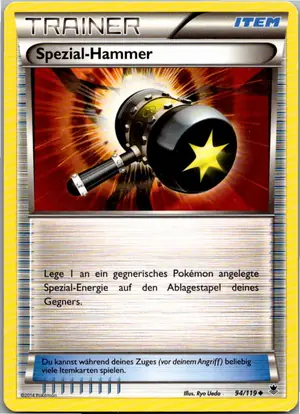 Pokémon-Karte Spezial-Hammer 94/119 Phantomkräfte