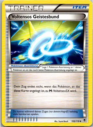 Pokémon-Karte Voltensos Geistesbund 100/119 Phantomkräfte