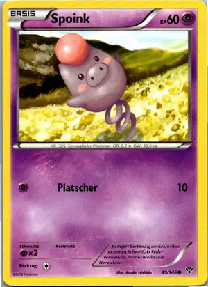 Spoink Exemplar 1,95 €