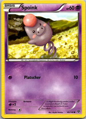 Spoink Exemplar 1,95 €