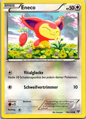 Pokémon-Karte Eneco 104/146 XY