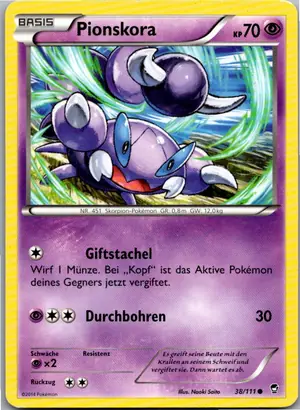 Pionskora Exemplar 1,45 €