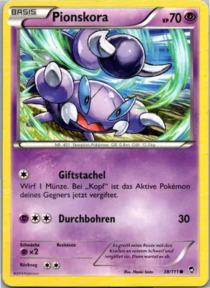 Pionskora Exemplar 1,45 €
