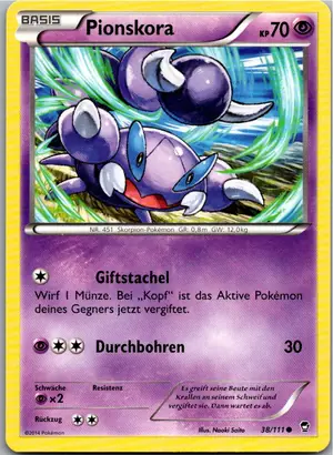 Pionskora Exemplar 1,45 €