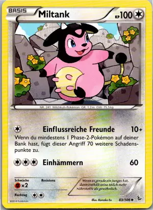 Miltank Exemplar 1,95 €