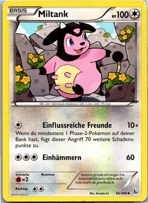 Miltank Exemplar 1,95 €
