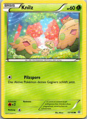 Pokémon-Karte Knilz 15/160 Protoschock