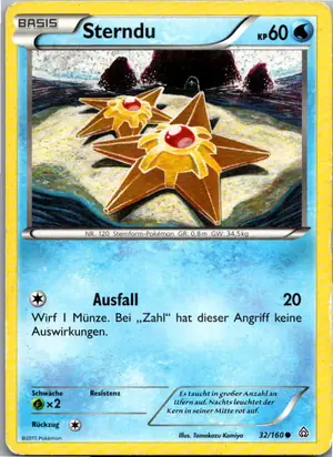 Pokémon-Karte Sterndu 32/160 Protoschock