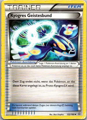 Pokémon-Karte Kyogres Geistesbund 132/160 Protoschock