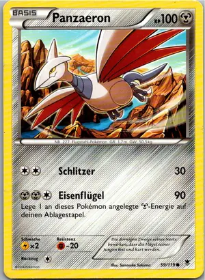 Pokémon-Karte Panzaeron 59/119 Phantomkräfte