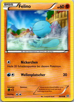 Pokémon-Karte Felino 38/98 Ewiger Anfang