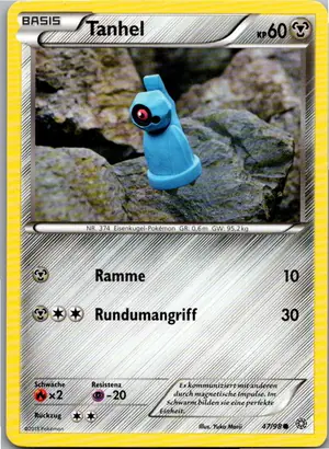 Pokémon-Karte Tanhel 47/98 Ewiger Anfang