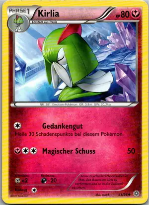 Pokémon-Karte Kirlia 53/98 Ewiger Anfang