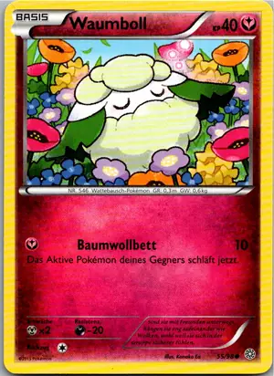 Pokémon-Karte Waumboll 55/98 Ewiger Anfang