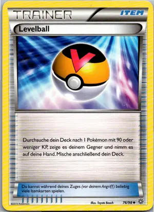 Pokémon-Karte Levelball 76/98 Ewiger Anfang