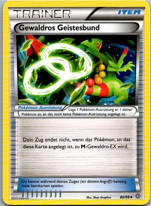 Pokémon-Karte Gewaldros Geistesbund 80/98 Ewiger Anfang