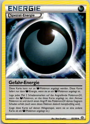 Pokémon-Karte Gefahr-Energie 82/98 Ewiger Anfang