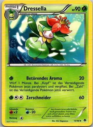 Pokémon-Karte Dressella 14/98 Aufstreben der Mächtigen