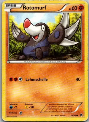 Pokémon-Karte Rotomurf 55/98 Aufstreben der Mächtigen