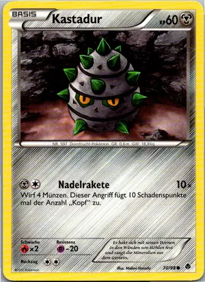Pokémon-Karte Kastadur 70/98 Aufstreben der Mächtigen
