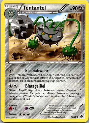 Pokémon-Karte Tentantel 73/98 Aufstreben der Mächtigen