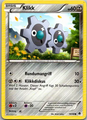 Pokémon-Karte Klikk 74/98 Aufstreben der Mächtigen
