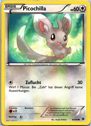 Pokémon-Karte Picochilla 84/98 Aufstreben der Mächtigen