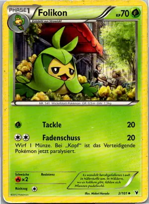 Pokémon-Karte Folikon 2/101 Königliche Siege