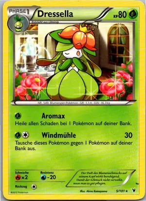 Pokémon-Karte Dressella 5/101 Königliche Siege