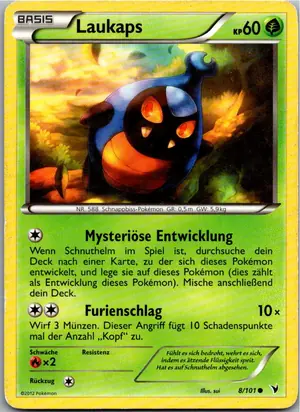 Pokémon-Karte Laukaps 8/101 Königliche Siege