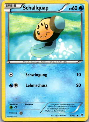 Pokémon-Karte Schallquap 22/101 Königliche Siege