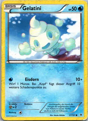 Pokémon-Karte Gelatini 27/101 Königliche Siege