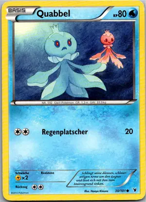Pokémon-Karte Quabbel 30/101 Königliche Siege