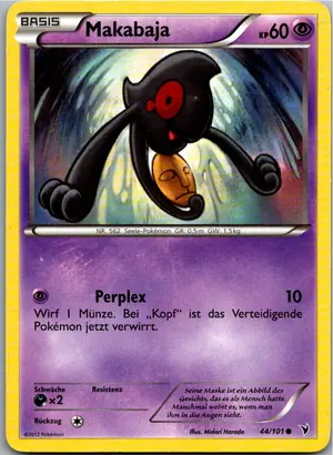 Pokémon-Karte Makabaja 44/101 Königliche Siege