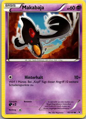 Pokémon-Karte Makabaja 45/101 Königliche Siege
