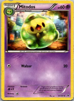 Pokémon-Karte Mitodos 51/101 Königliche Siege