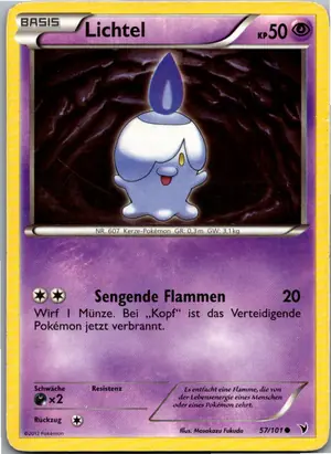 Pokémon-Karte Lichtel 57/101 Königliche Siege