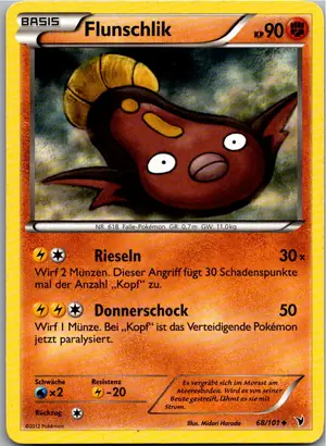 Pokémon-Karte Flunschlik 68/101 Königliche Siege